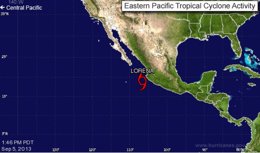 Foto: Tormenta Lorena se forma en Pacífico mexicano y se dirige a Los Cabos (NHC)