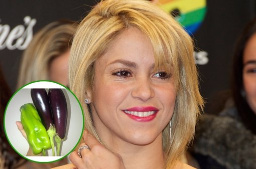 Shakira recolecta sus primeras hortalizas de su propio huerto