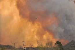 Foto: Arrasadas 50.000 hectáreas en el incendio de la provincia de Córdoba (GOBIERNO DE CÓRDOBA)