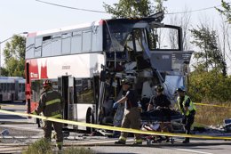 Foto: Seis muertos por la colisión de un tren contra un autobús en Ottawa (REUTERS)