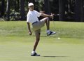 Foto: Bush defiende a Obama ante las críticas por jugar tanto al golf (REUTERS)