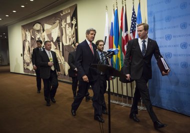 Foto: Kerry: El régimen sirio merece "crédito" por cumplir "rápidamente" con el acuerdo sobre armas químicas (ERIC THAYER / REUTERS)
