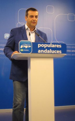 El portavoz de Función Pública del PP-A, Rafael Ruiz Cantos, hoy en Sevilla