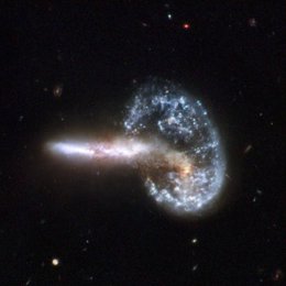 clash of galaxies in the universe