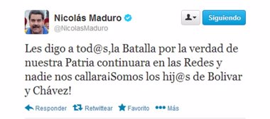 Foto: Maduro anuncia una estrategia para "liberar" a Latinoamérica de Twitter (TWITTER @NICOLASMADURO )