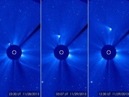 Nuevas imágenes del cometa ISON