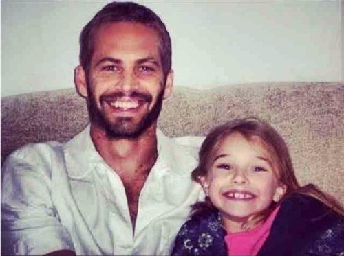 Paul Walker y su hija