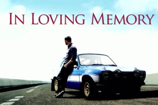 El equipo de 'Fast and Furious' le rinde un emotivo homenaje a Paul Walker