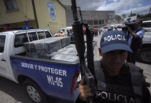 Agente de la Policía de Honduras.