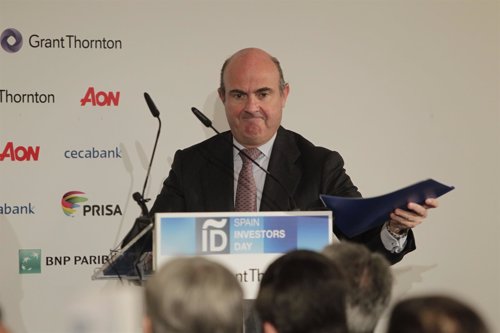 Ministro de Economía, Luis de Guindos, en el Spain Investor's Day