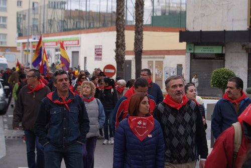 Luis Naranjo, de la Junta, en los actos de la 'Desbandá' en Vélez-Málaga