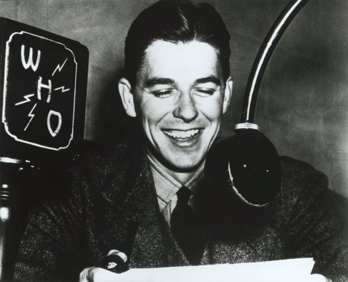 Ronald Reagan as a WHO Radio