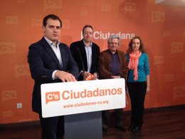 C's presenta a candidatos a las europeas: Nart, Girauta, Punset