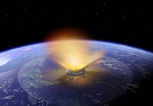 Asteroide cae sobre la Tierra