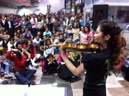 La violinista surcorena Ji Hae Park