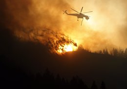 Foto: Un incendio deja 3.500 hectáreas calcinadas en Chocó (REUTERS)