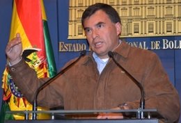 El ministro de la Presidencia de Bolivia, Juan Ramón Quintana.