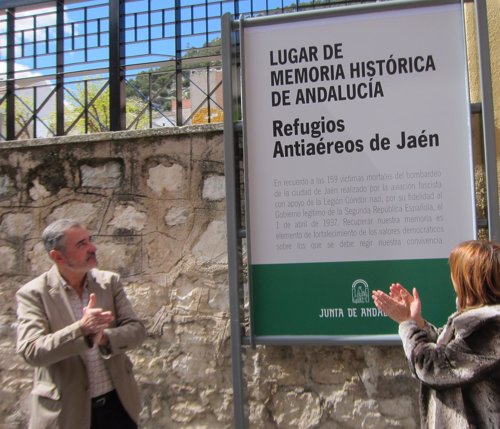 Acto de señalización del Refugio Antiaéreo de Jaén como Lugar de Memoria