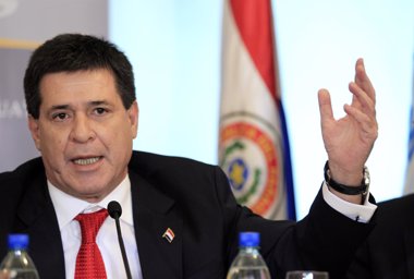Foto: Cartes afirma que Paraguay dio garantías a la huelga general (REUTERS)