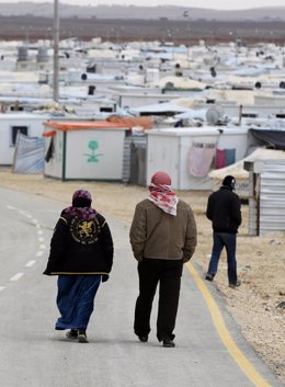 Foto: El día a día en un campo de refugiados sirios, tuiteado por sus protagonistas (MUHAMMAD HAMED / REUTERS)