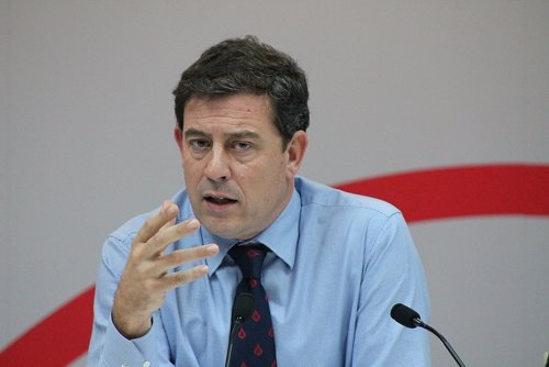 El secretario xeral del PSdeG, José Ramón Gómez Besteiro