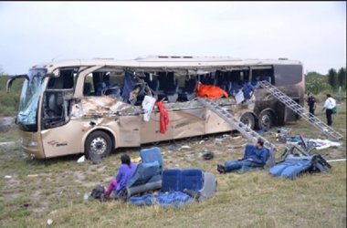Foto: Seis muertos y 22 heridos en un choque de autobús en Durango (NOTIMEX)