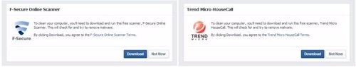 Facebook ofrece gratis F-Secure y Trend Micro para limpiar el 'malware'