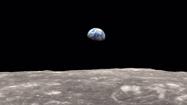 La atracción terrestre moldea la superficie lunar 