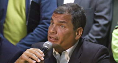 Foto: Correa acusa a la "prensa corrupta" de menospreciar el 'hackeo' a sus cuentas (REUTERS)