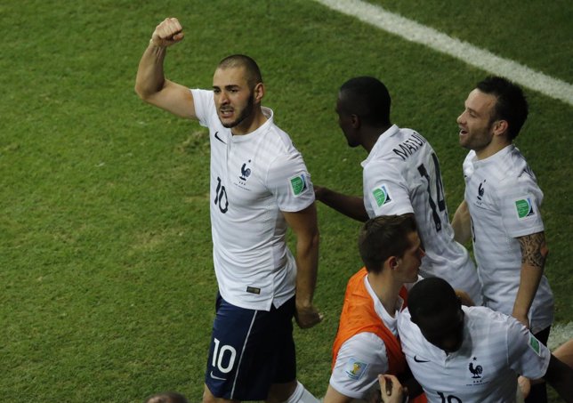 Francia golea a Suiza en el Mundial