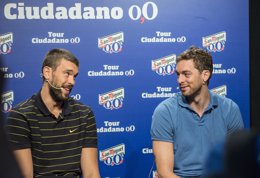 Foto: Marc Gasol: "Somos muy conscientes de que para llegar a la final hay que dar muchos pasitos" (SAN MIGUEL 0,0)
