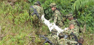 Foto: Mueren dos policías en un ataque de las FARC (COLPRENSA)