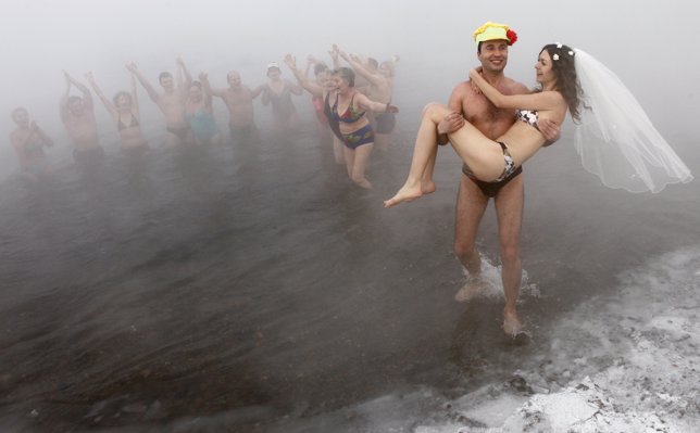 Boda natación