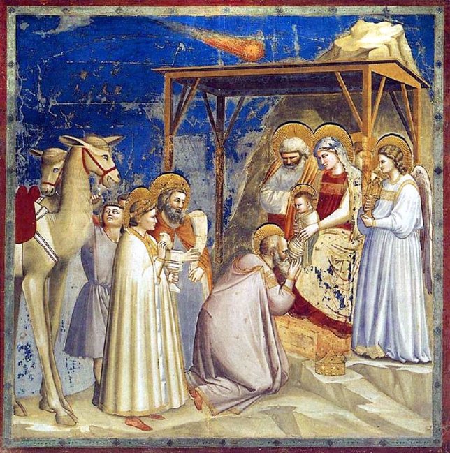 Adoración de los Reyes Magos, Giotto