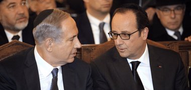Foto: Hollande pidió a Netanyahu que no participase en la manifestación de París, según 'Haaretz' (POOL NEW / REUTERS)