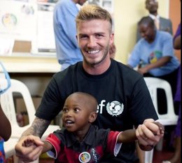 Foto: UNICEF y David Beckham presentan "7", un nuevo fondo para los niños en peligro en todo el mundo (UNICEF)