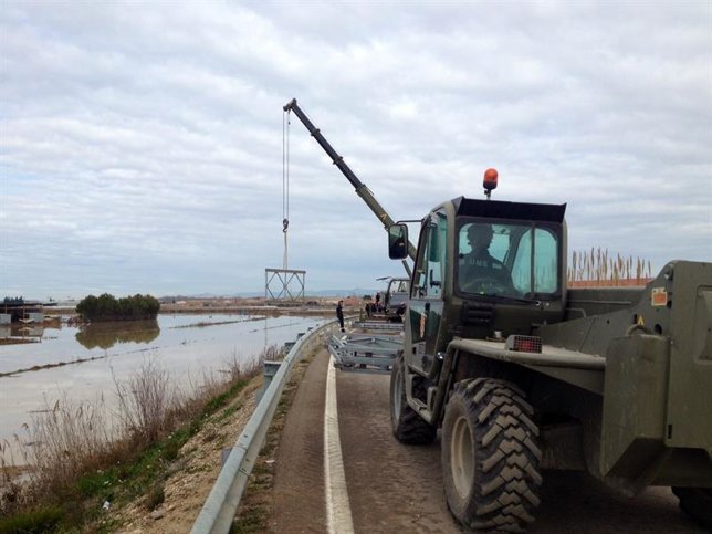 Desbordamiento del río Ebro