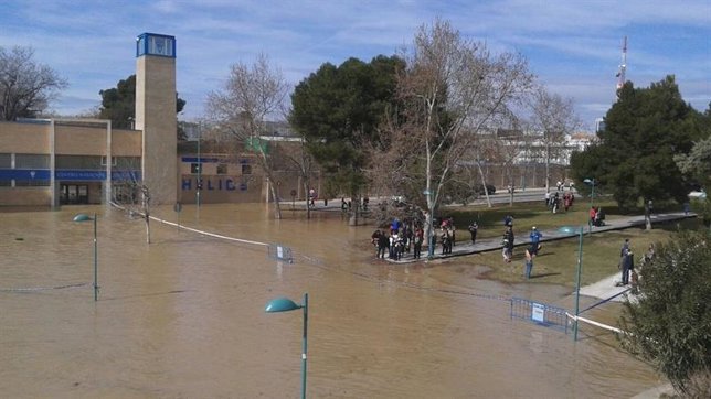 Desbordamiento del río Ebro