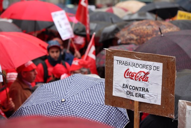 Manifestación de Coca-Cola