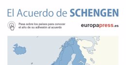 Foto: ¿En qué consiste el Acuerdo de Schengen? (EUROPA PRESS)