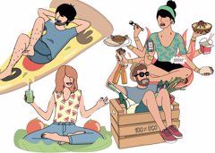 Dime qué comes y... ¡Te diré de que tribu gastronómica eres! (LA NEVERA ROJA/MODERNA DE PUEBLO )