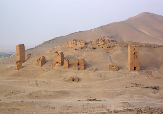 Valle de las Tumbas, en Palmira
