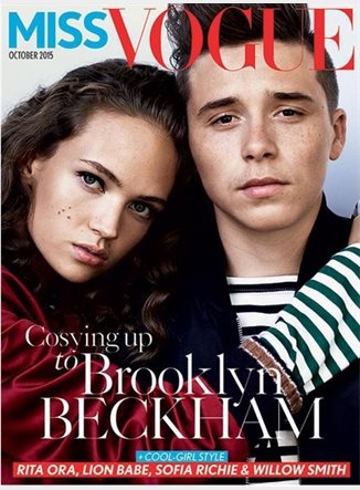 Brooklyn Beckham se convierte en 'chico Vogue'