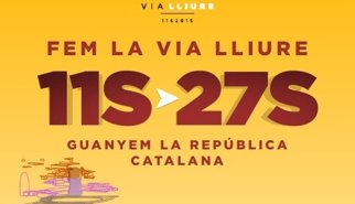Hora y recorrido de la manifestación de la Diada de Cataluña 2015