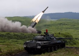 Las Fuerzas de Autodefensa de Japn, en unas maniobras