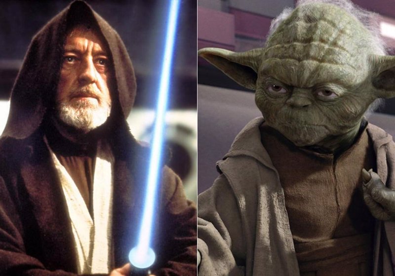 Star Wars Yoda y ObiWan también están en El despertar de la Fuerza