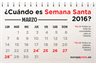 ¿Cuándo es Semana Santa 2016? | Fechas y calendario
