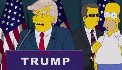 El guionista de los Simpson que predijo la carrera presidencial de Donald Trump: "Era un aviso para EE.UU"