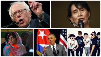 Foto: Bernie Sanders, Donald Trump, Suu Kyi, Di Caprio o Lady Gaga... ¿quién será el personaje del año 2016? (EUROPA PRESS)