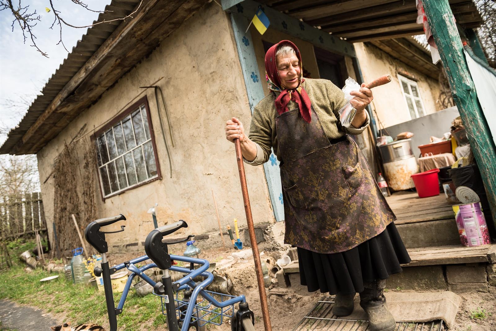 Valentina Sochenok vive dentro de la zona de exclu